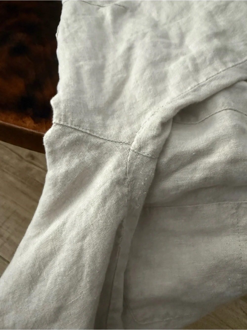 Linen Lantern Tapered Capri